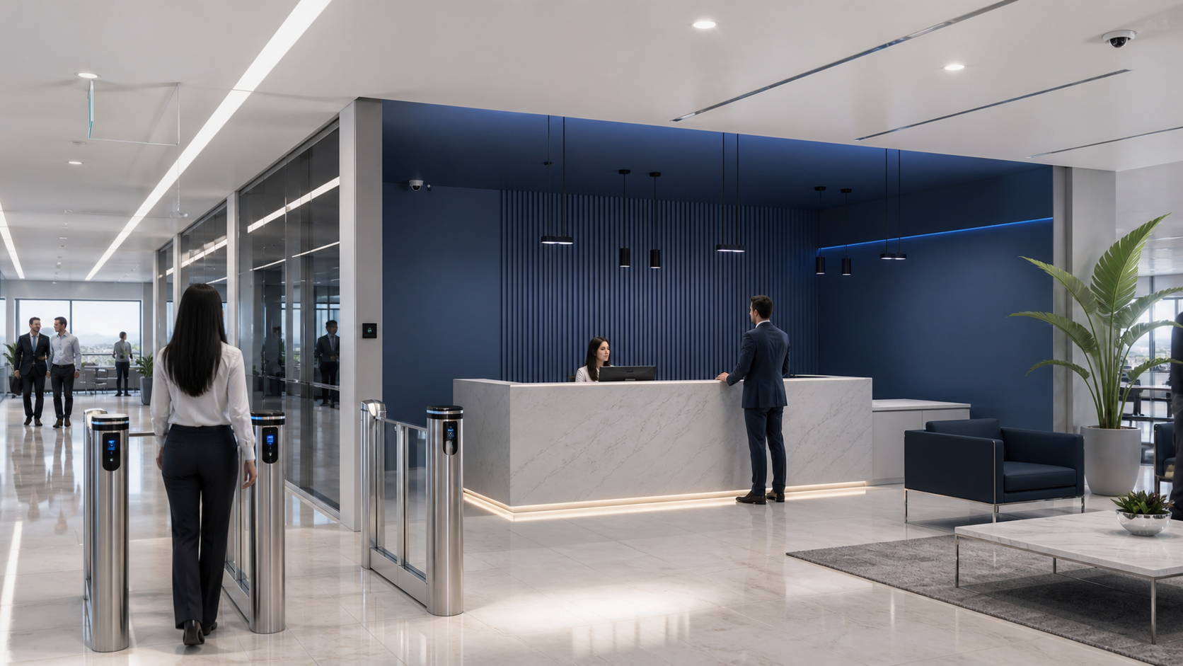 Proyecto de CCTV y accesos en oficinas
